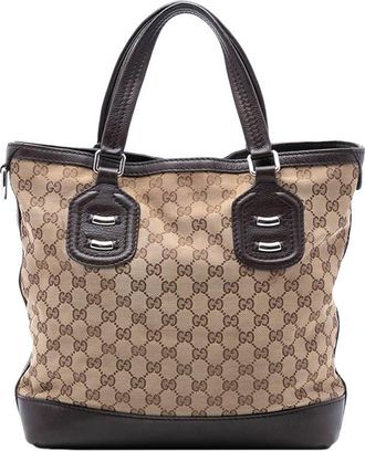 Gucci Pre-owned Gucci GG Canvas Techno Tag Tote Ladies 241104 520981
