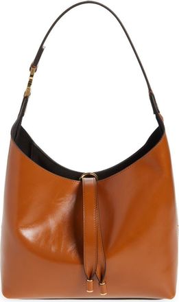 Chloé Small Marcie Leather Hobo Bag in 26M Clay Brown at Nordstrom