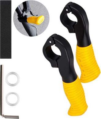 OEM Extensi&oacute;n De Manillar De Bicicleta, Pu&ntilde;o Auxiliar Para Bicicleta - Amarillo