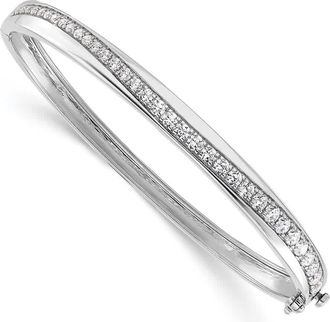 Diamond2Deal 14K Gold 1.6 Ct Lab Grown Diamond Bangle Bracelet