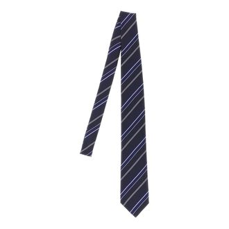 Tom Ford Diagonal Stripe Tie - male - Tom Ford - Ties - Blue - ONE SIZE - Accessories