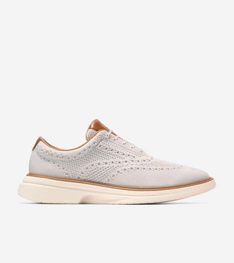 Cole Haan Mens &Oslash;riginal Grand CitySpectre Stitchlite Oxford Shoes - Grey Size 10.5