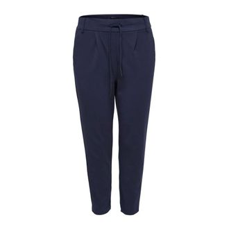 Only Sweatpants, female, Blue, Size: 2XS L30 High-Waisted Wide-Leg Trousers