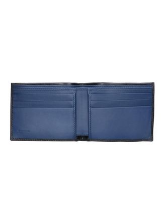 Ferragamo Mens Wallets Black Leather