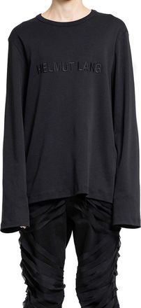 Helmut Lang Logo-embroidered Long-sleeved T-shirt