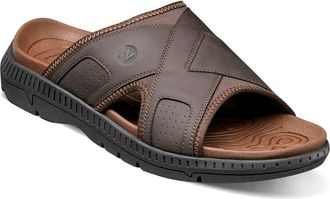 Nunn Bush Laguna Slide Sandal in Brown at Nordstrom Rack, Size 13