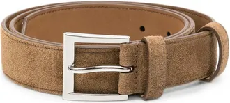 Prada Logo-plaque Suede Belt