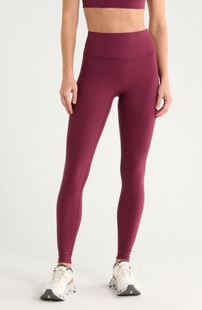 Spanx SPANXsmooth OnForm Full-Length Leggings in Plum Berry at Nordstrom, Size Medium