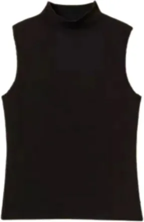 Twinset Tops, Dames, Zwart, XS, Sleeveless Tops