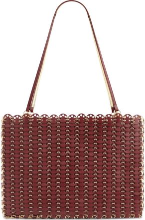 Paco Rabanne Borsa a spalla Flip con dischi iconici 1969 - Rosso