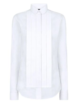 Tom Ford pleated shirt - White