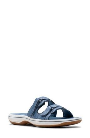 Clarks Breeze Piper Slide Sandal in Dark Denim at Nordstrom Rack, Size 6