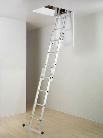 Hailo Scala Pieghevole A 3 Sezioni, 3x4 Pioli - Hobbystep