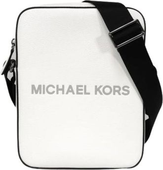 Michael Kors Pre-owned Cross Body Bags, female, White, Size: ONE SIZE Pre-owned Leather Crossbody Bag