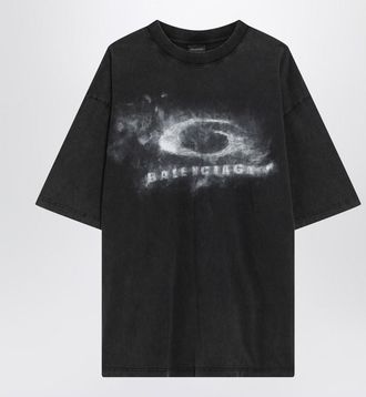 Balenciaga Faded Crayon Loop Oversize T-Shirt