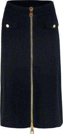 Elisabetta Franchi Zipped Midi Pencil Skirt