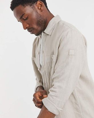 HUGO BOSS Linen Overshirt
