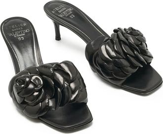 Valentino Garavani Sandali Rose - Nero