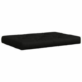 vidaXL Coj&iacute;n Para Pallet Vianen 100% Poli&eacute;ster Negro 120 X 60 X 12 Cm Vidaxl