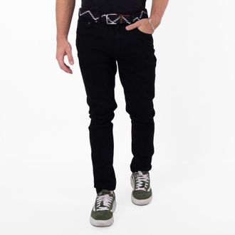 Burberry Straight-Leg Stretch-Cotton Jeans, Waist Size 32R