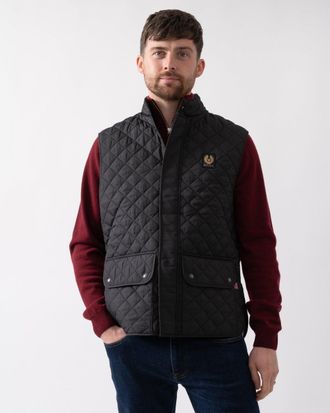 Belstaff Mens Icon Gilet - Black - Size 40 (Chest)