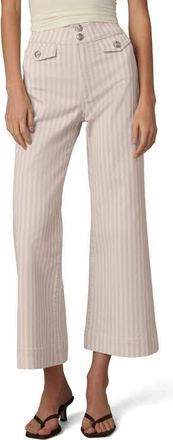 Joe's The Ellia Ankle Wide Leg Pants in Natural Stripe at Nordstrom, Size 25