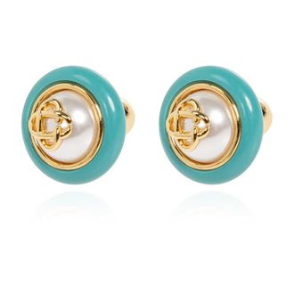 Casablanca Oorbellen met parels - unisex - Oorbellen - Geel - ONE Size - Accessoires
