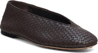 Bottega Veneta Lagoon Intrecciato Ballet Flat in 2113 Fondant at Nordstrom, Size 37.5