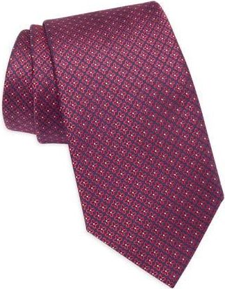Tommy Hilfiger Morgan Geometric Tie in Red at Nordstrom Rack