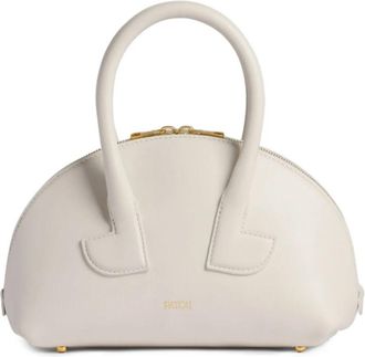 Patou Witte Schoudertas met Rits en Handvat - Dames - Handtassen - Wit - ONE Size - Tassen