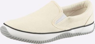 Andrea Conti Slipper ANDREA CONTI, Damen, Gr. 37, vanille, Textil, Schuhe Slipper