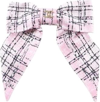 Chanel Pre-owned Valletta Zijden Haarclip - Dames - Vintage Accessoires - Roze - ONE Size - Vintage