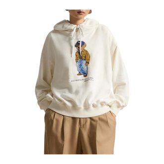 Polo Ralph Lauren Donna, Felpe, Bianco, XS, new