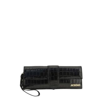 Jacquemus La Pochette Bambino - Dames - Tassen - Zwart - Maat: ONE Size Leer