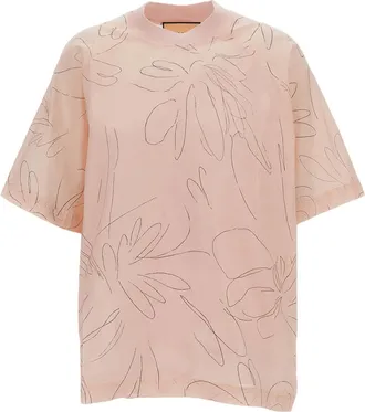 Plan C Short Sleeves Cotton Top