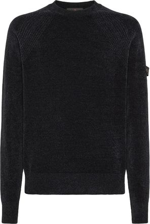 Peuterey Maglione con inserti a contrasto - Blu