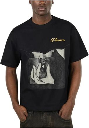 Pleasures Ritual Heavyweight Shirt - Heren - T-shirts - Zwart - XL - Katoen - Tops