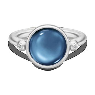 Julie Sandlau Accessoires, Dames, Grijs, 58 MM, Satijn, Prime Ring