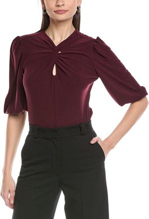 CeCe by Cynthia Steffe Cece Twist Keyhole 3/4-Sleeve Knit Top