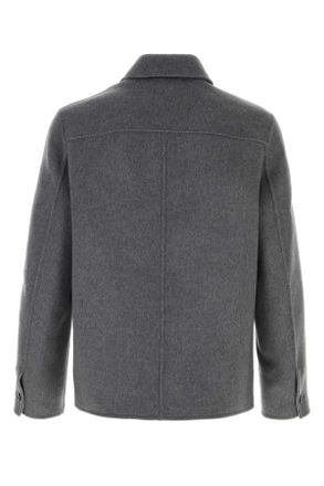 Ami Wool-Cashmere Blend Blazer - Gray