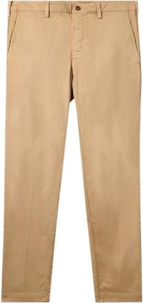 Brooks Brothers Regular Fit Stretch Katoen Gabardine Comfort Chino - Heren - Chinos - Beige - W42 - Katoen - Broeken
