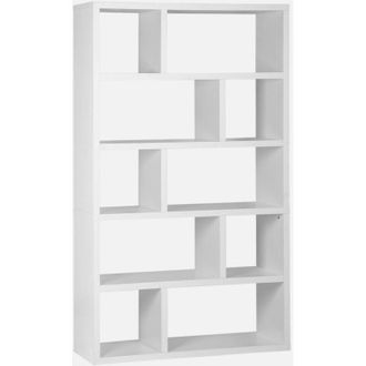 Sweeek Libreria asimmetrica a 5 livelli con 10 scomparti