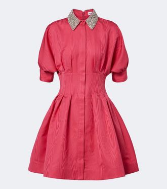 Rebecca Vallance Vestido corto Cielo con cristales