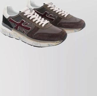 Premiata casual low top sneakers with contrast panels