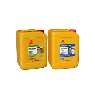 Sika Paquete De Tratamiento Y Protecci&oacute;n Sika - Sikagard-120 Stop Vert 5l - Sikagard-221 Protector De Fachadas 5l