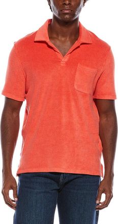Isaia Silk-Blend Terry Polo Shirt