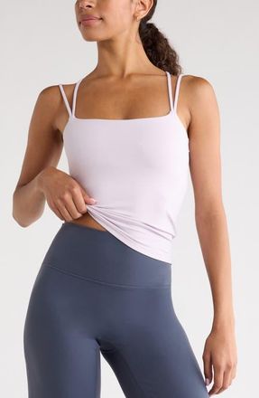 Zella Zen Strappy Camisole in Purple Hush at Nordstrom, Size X-Large
