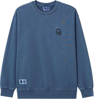 Fingercroxx Felpa girocollo con ricamo - Blu