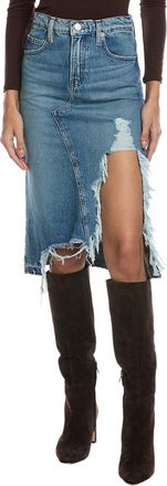 Frame Denim Frame Decon Release Fray Hem Denim Skirt