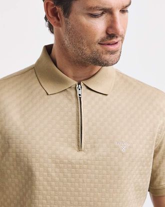 Barbour Hockham Tailored Zip Polo Shirt